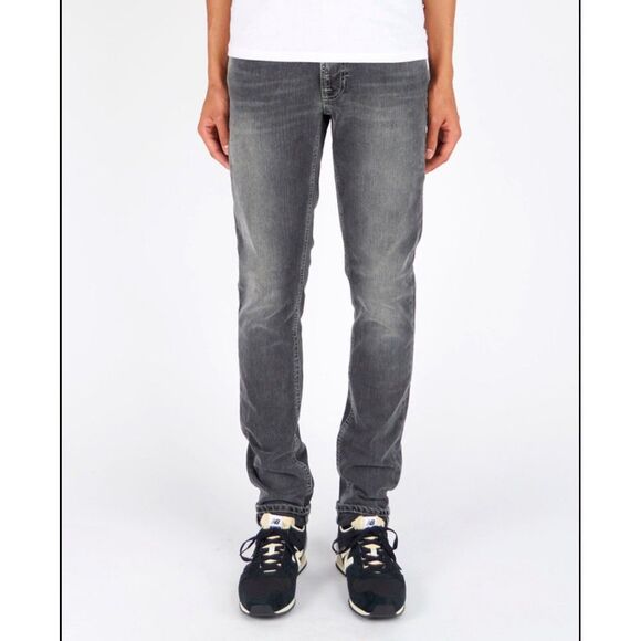 Nudie‎ Jeans Mens 30x34 Lean Dean Denim Grey Hunt - Picture 1 of 10